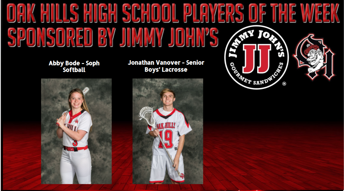 Jimmy John's OHHS Players of the Week